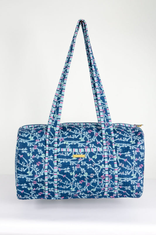 Simply Southern Ribbon Quilted Duffle Bag