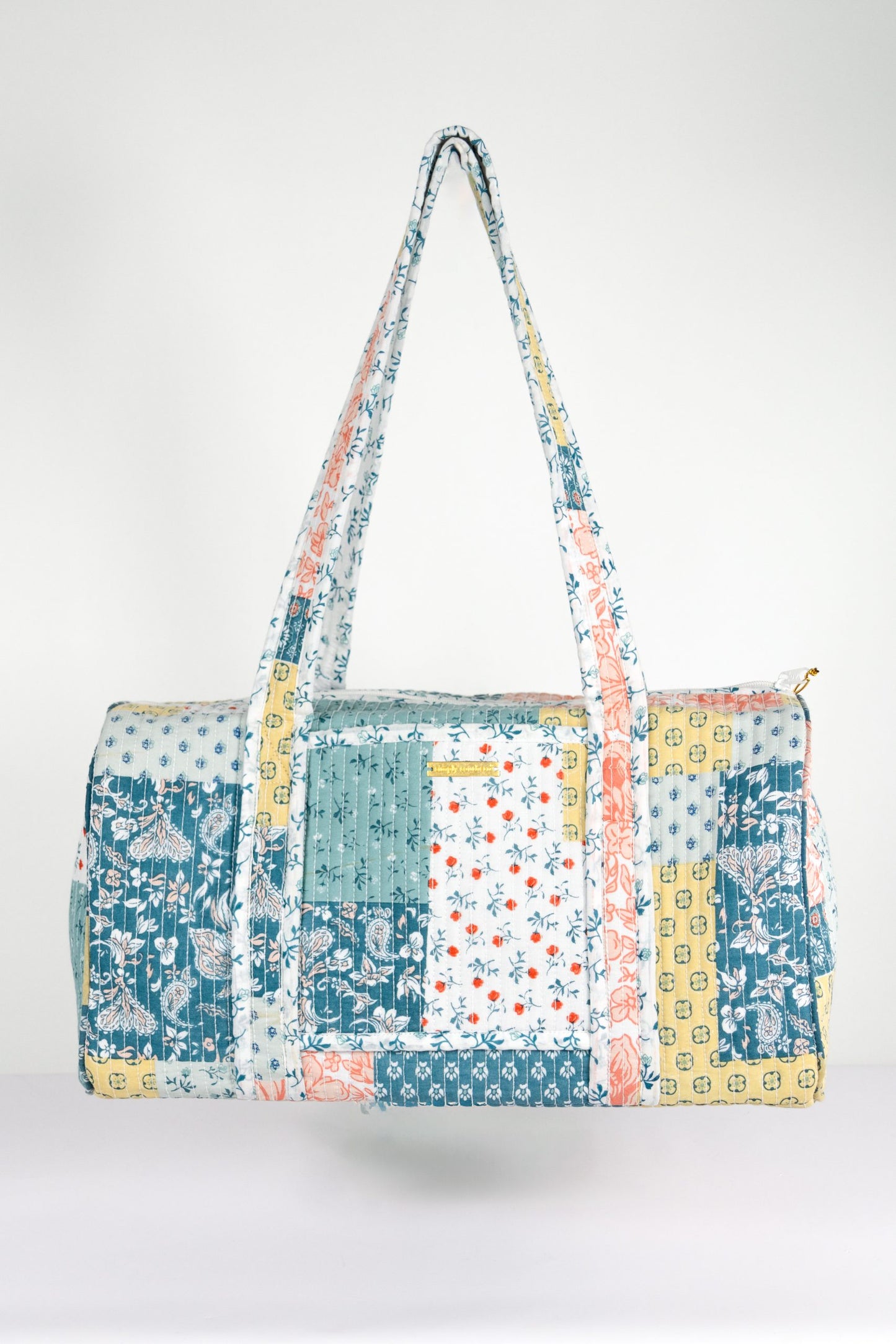 Simply Southern Quilt Pattern Quilted Duffel Bag