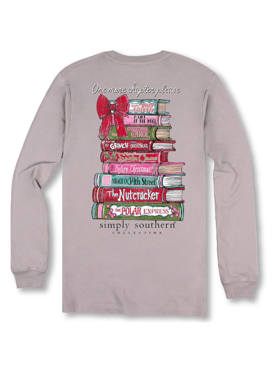 Simply Southern Holiday Books Long Sleeve Shirt