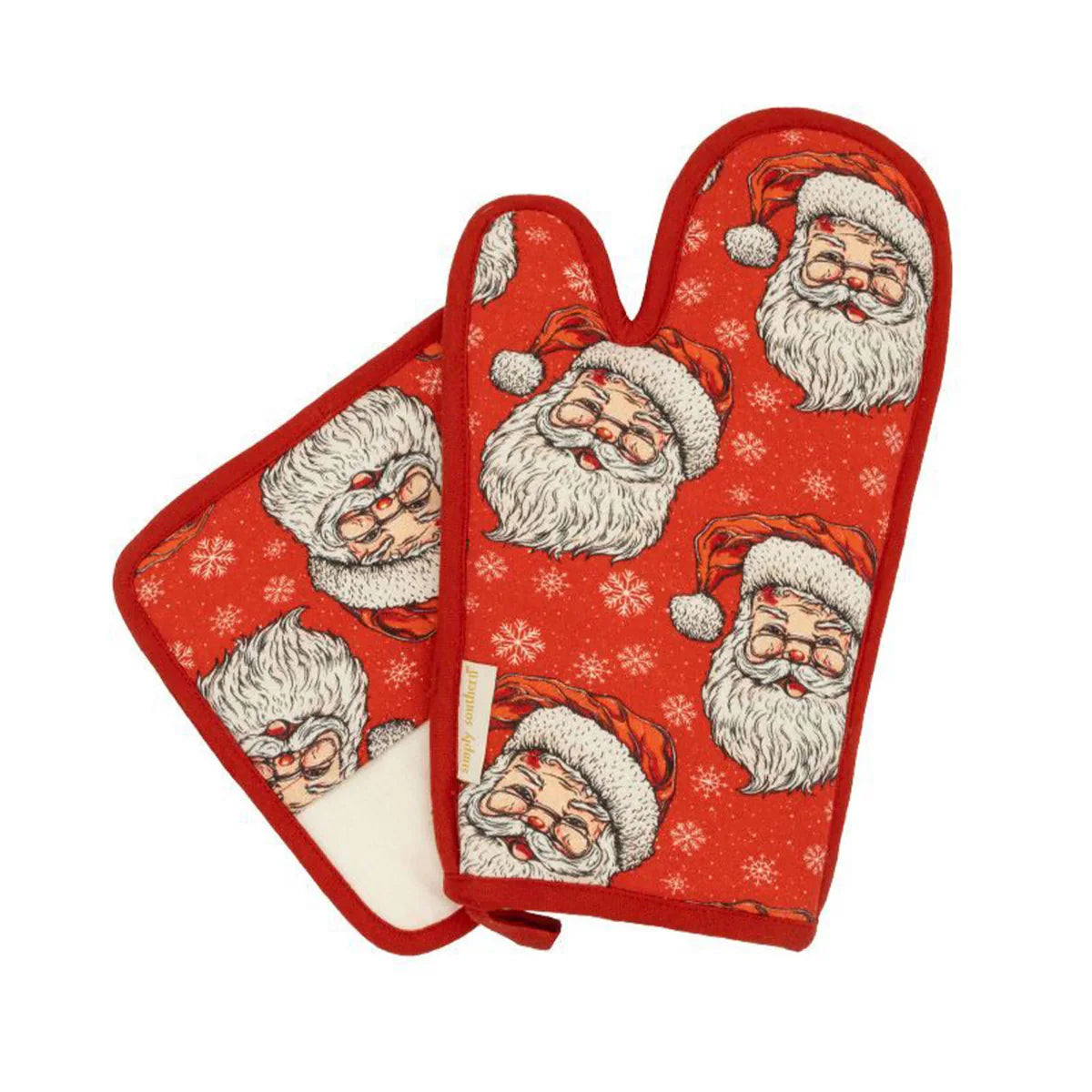Simply Southern Santa Oven Mitt and Potholder Set