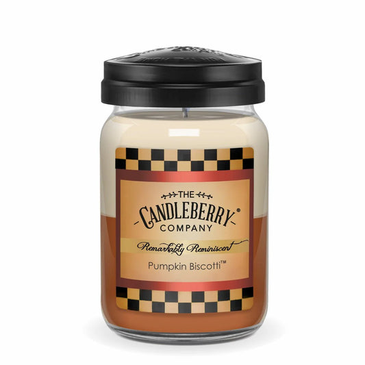 Candleberry Pumpkin Biscotti Large Jar Candle