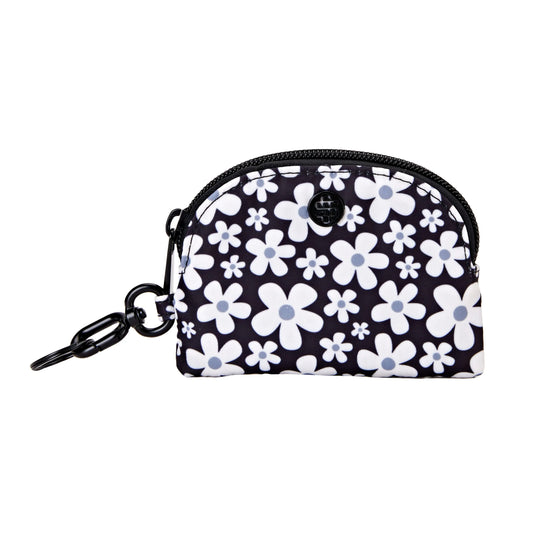 Simply Southern Black Flower Coin Pouch