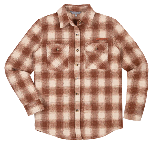 Simply Southern Brown Plaid Shacket