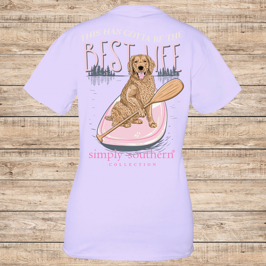Simply Southern Best Life Dog Paddle Boarding T-Shirt