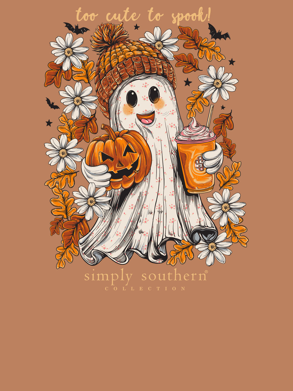 Simply Southern Too Cute Ghost Long Sleeve Shirt