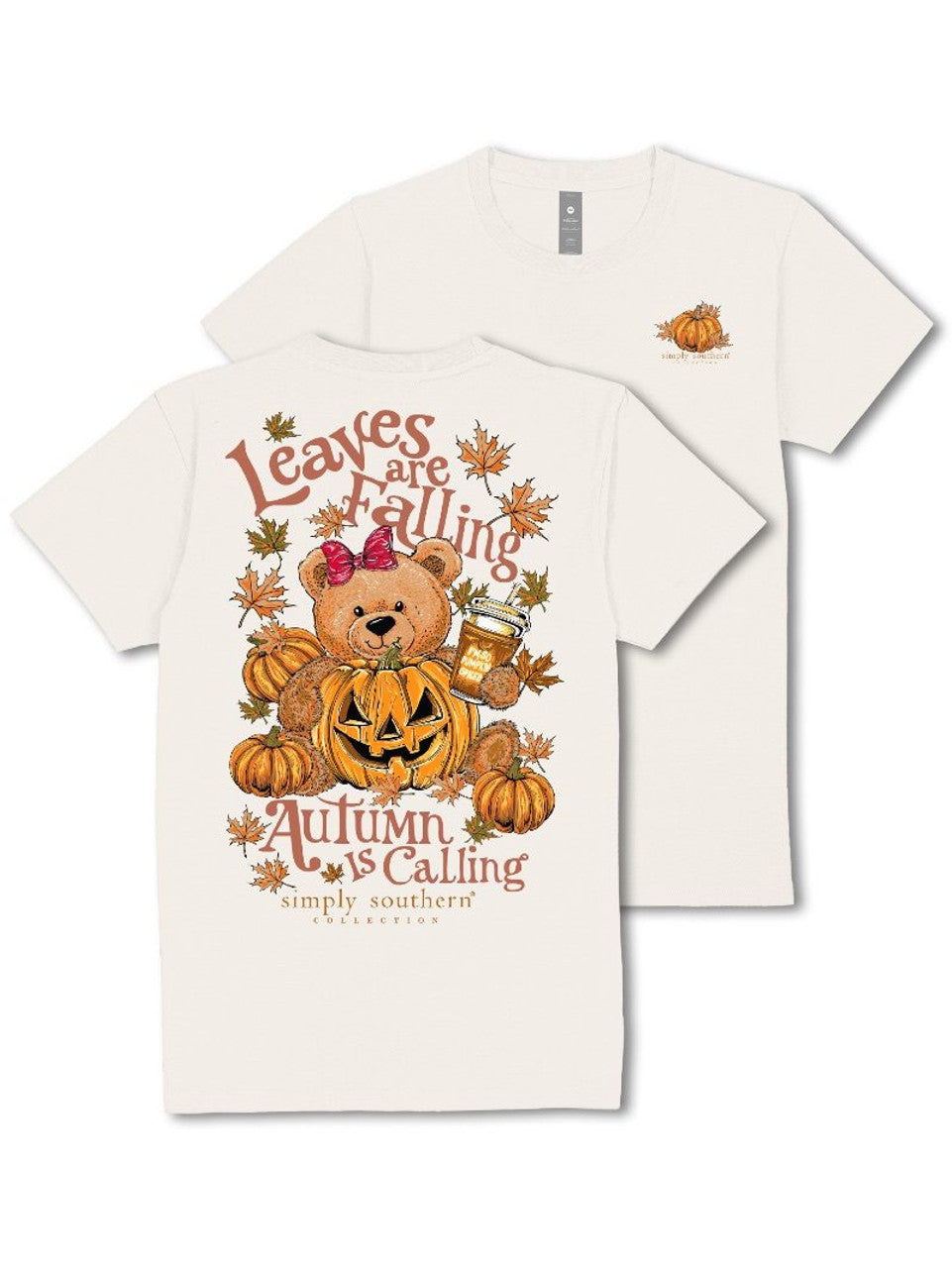 Simply Southern Autumn Teddy Bear T-Shirt