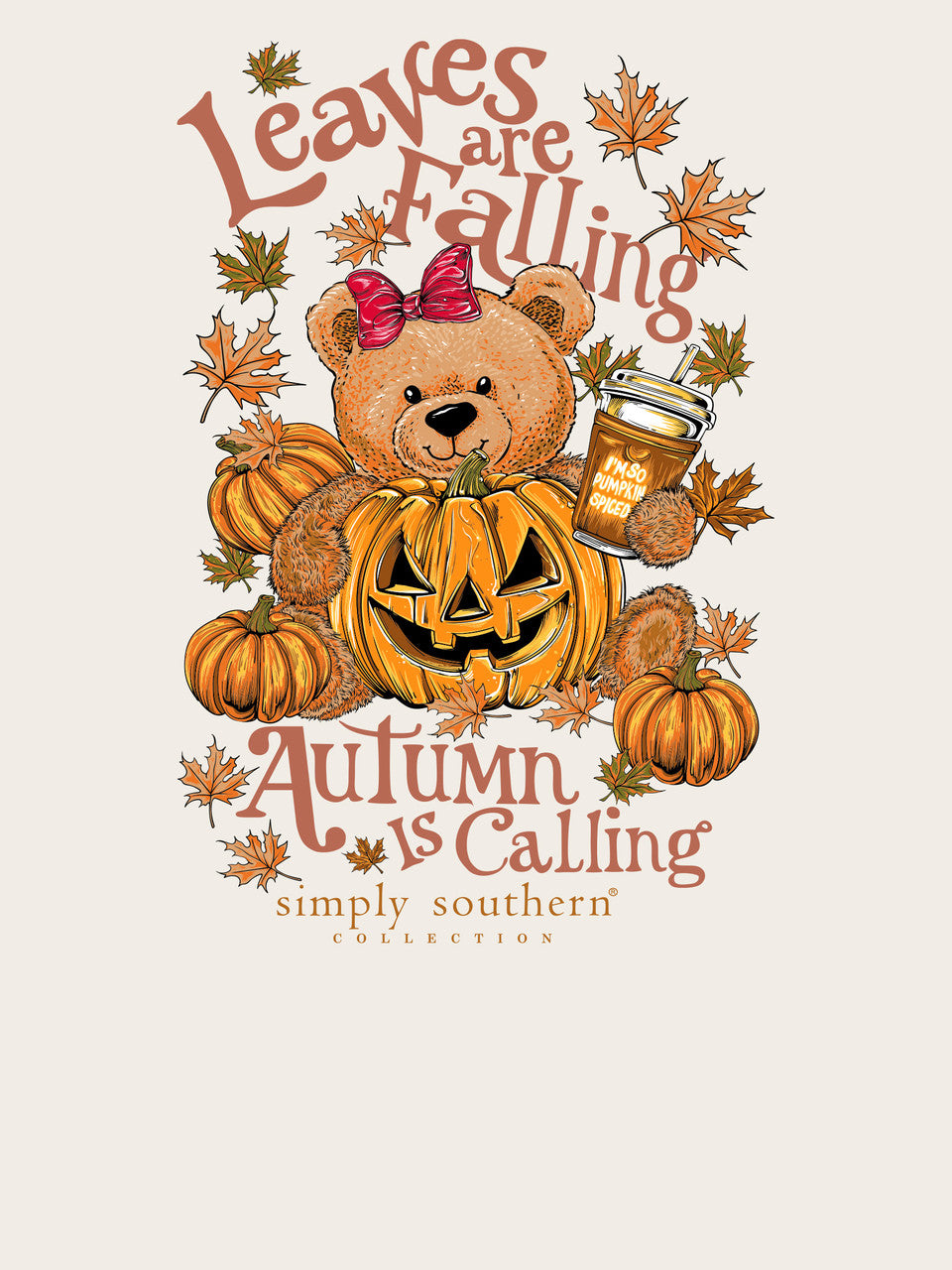 Simply Southern Autumn Teddy Bear T-Shirt