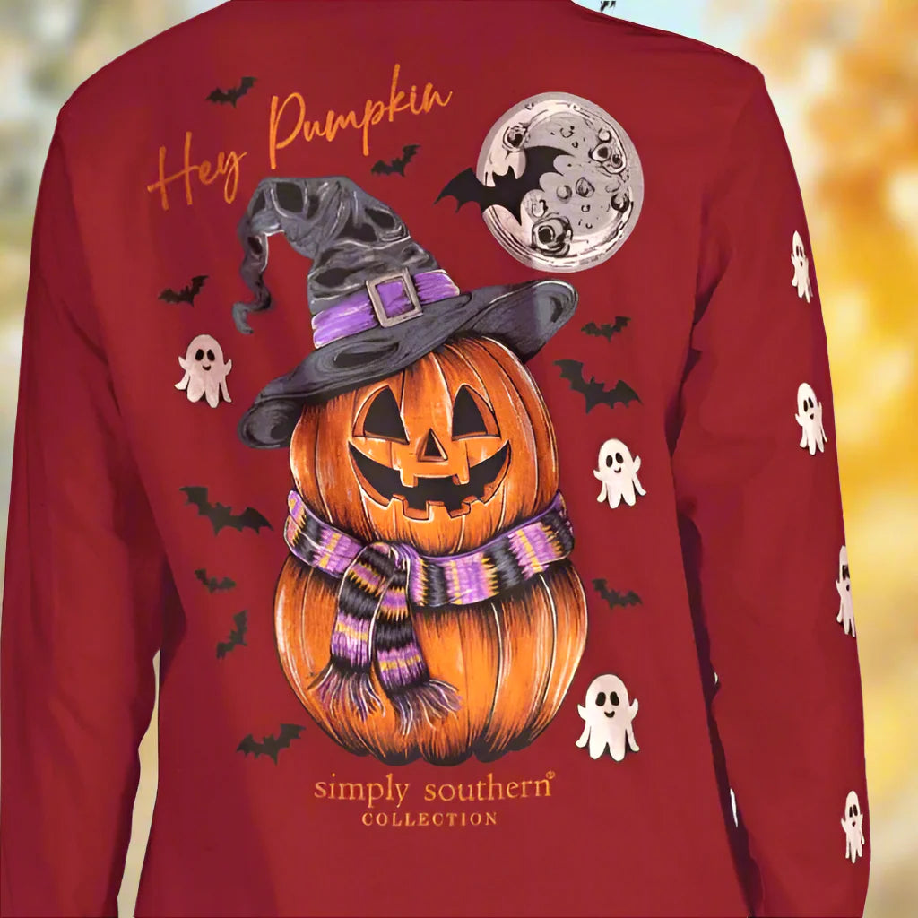 Simply Southern Hey Pumpkin long Sleeve Shirt