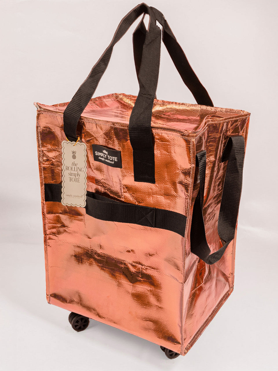 Simply Southern Rolling Tote Bag in Umber