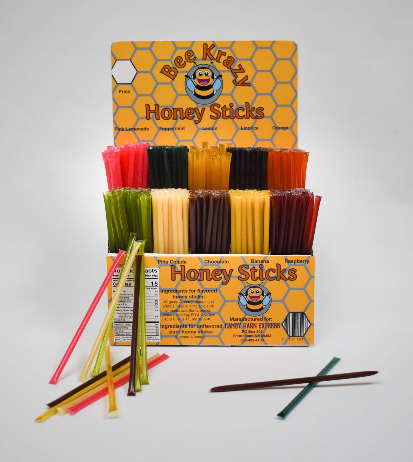 Bee Krazy Honey Sticks