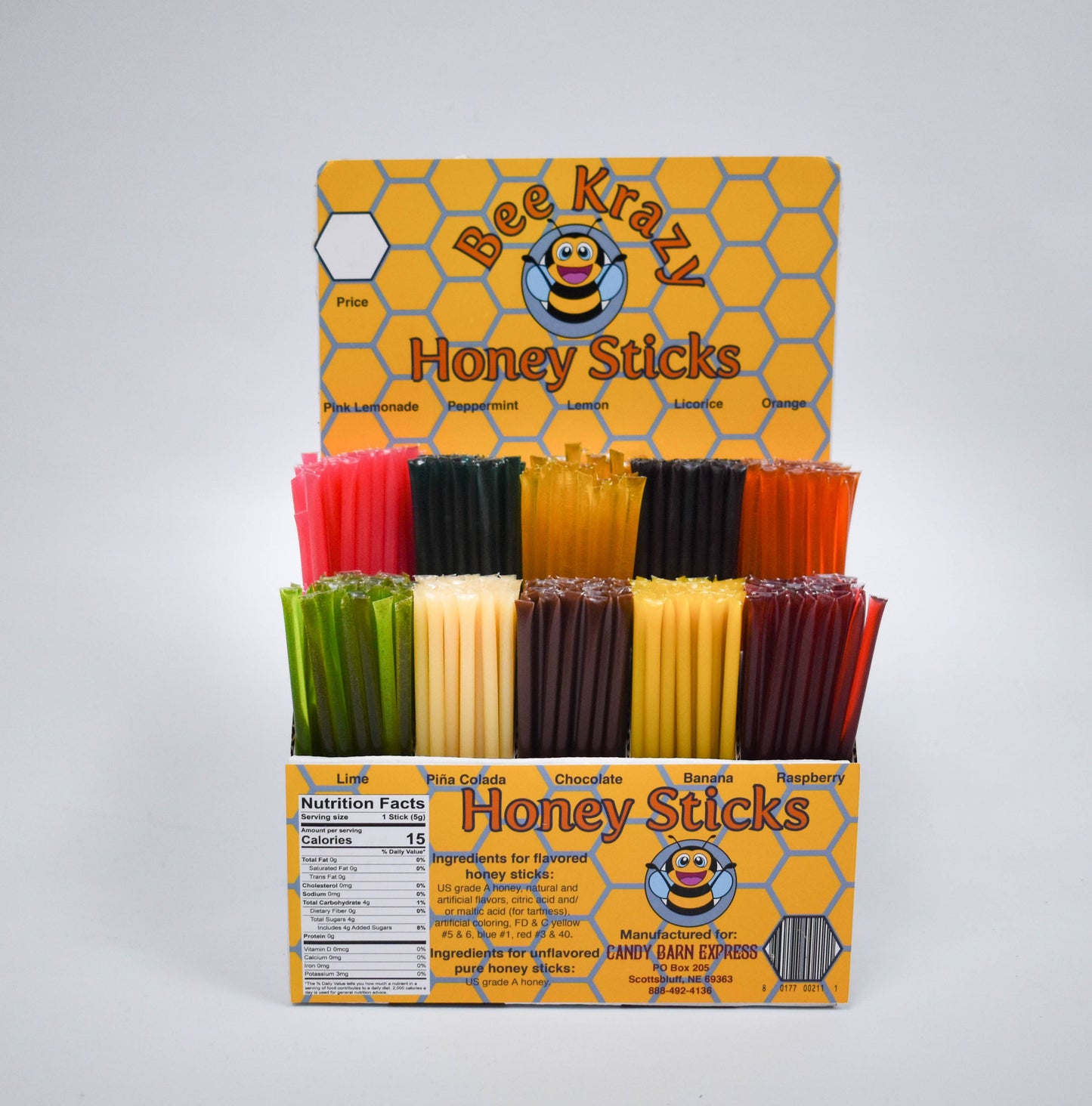 Bee Krazy Honey Sticks