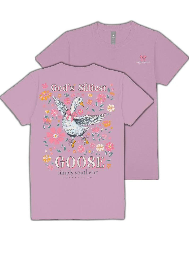 Simply Southern God’s Silliest Goose Short Sleeve Shirt