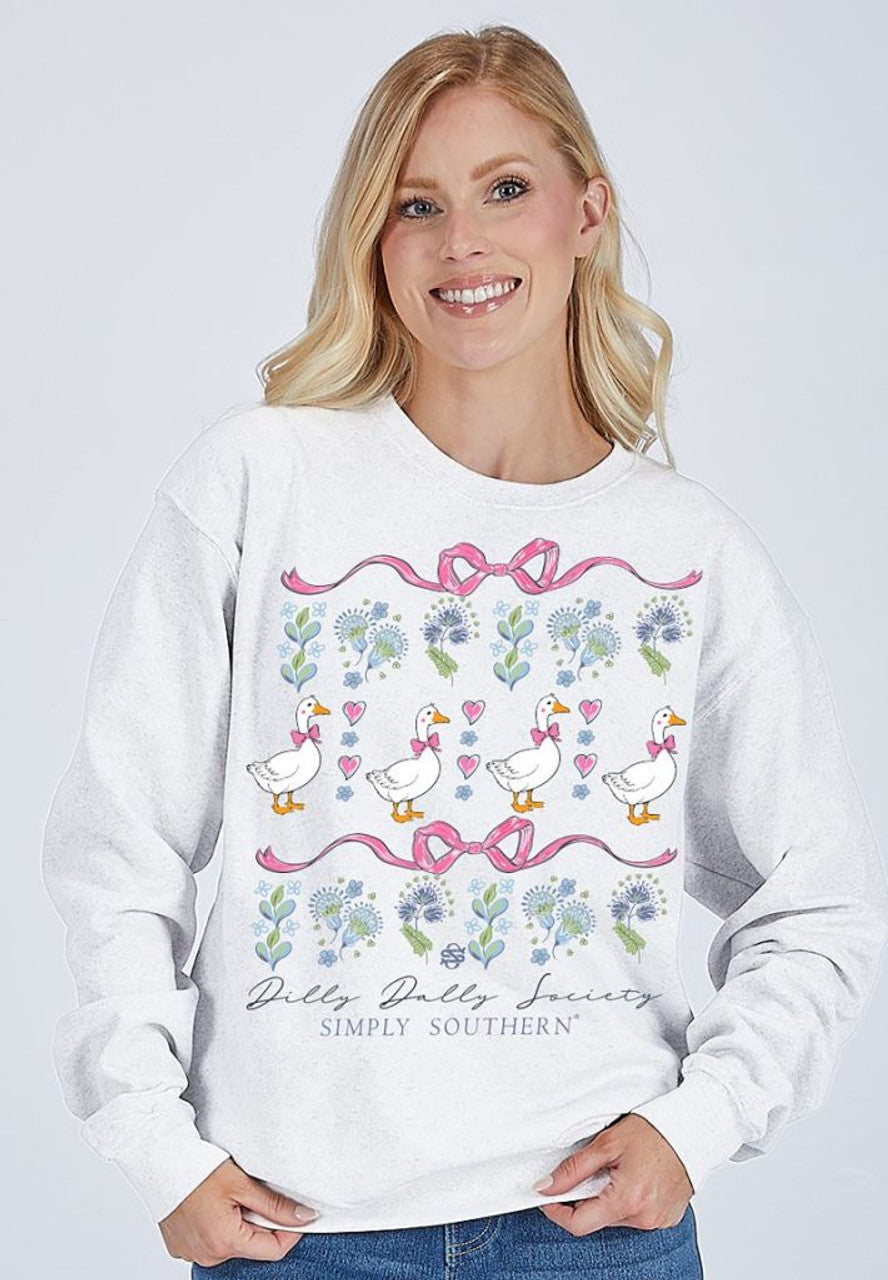 Simply Southern Dilly Dally Crewneck Sweatshirt