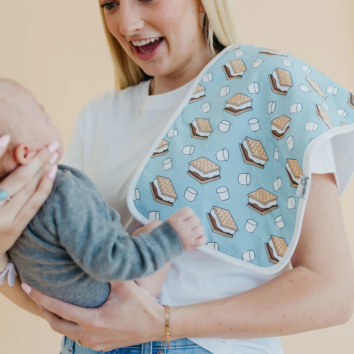 Copper Pearl Bridger Burp Cloth Set