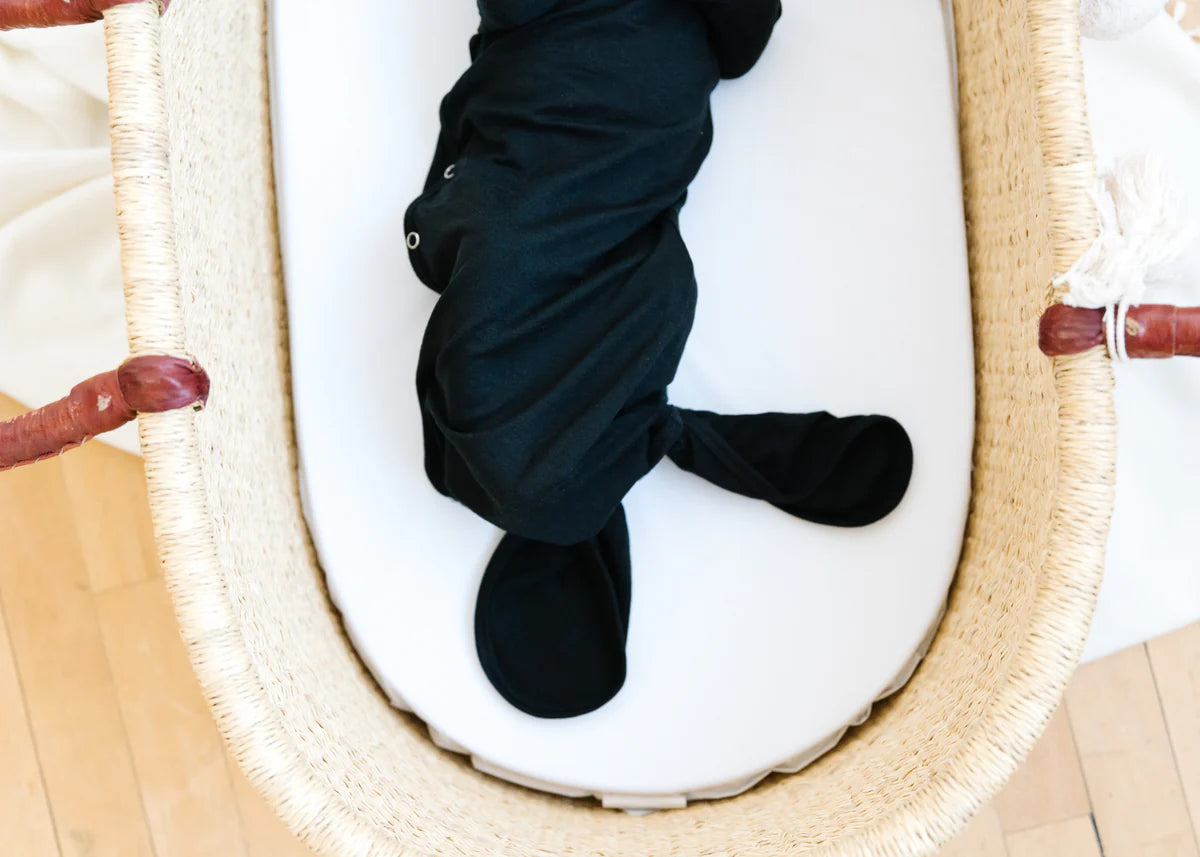 Copper Pearl Midnight Newborn Knotted Gown