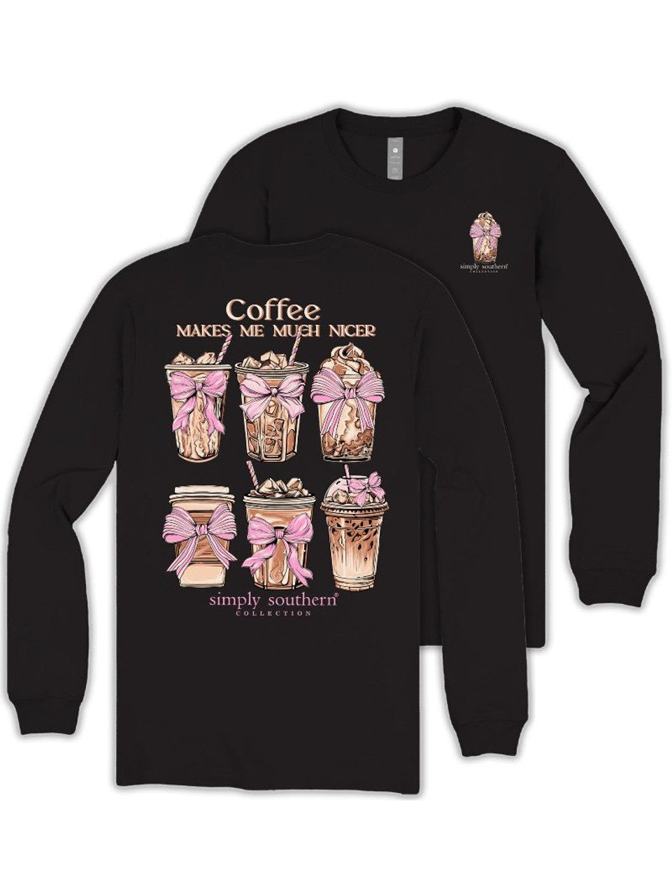 Simply Southern Coffee Nicer Long Sleeve Shirt