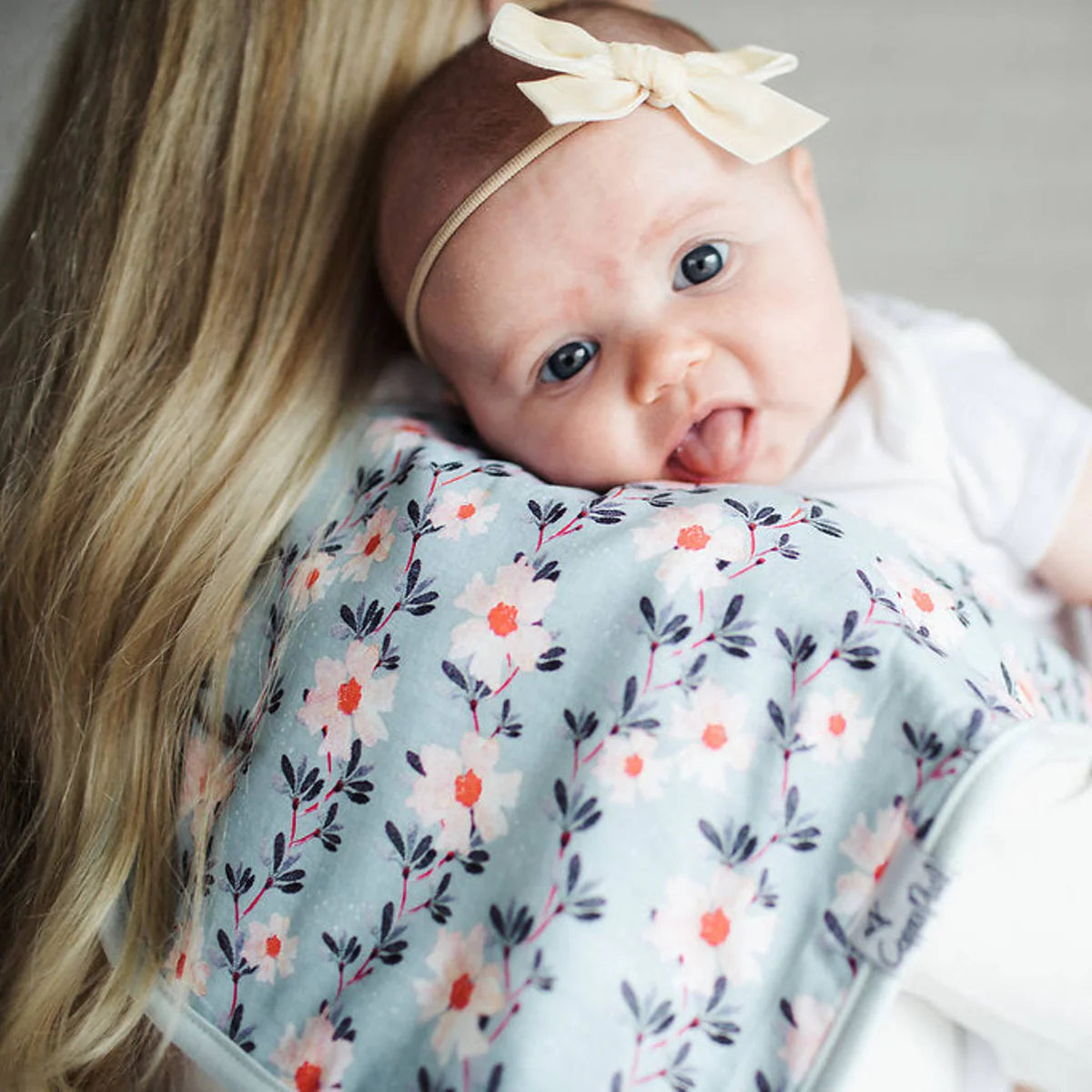 Copper Pearl Morgan Burp Cloth Set