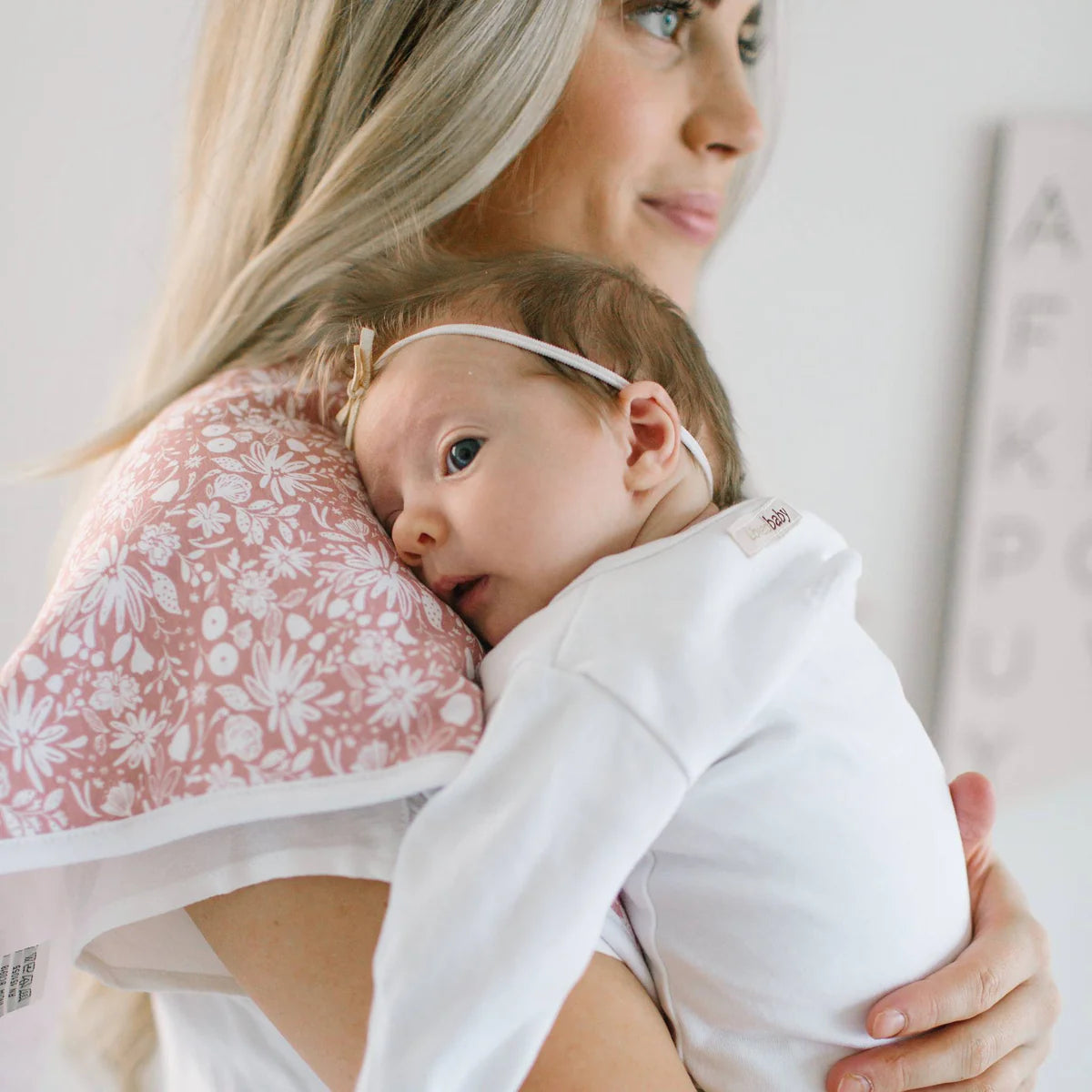 Copper Pearl Olive Burp Cloth Set