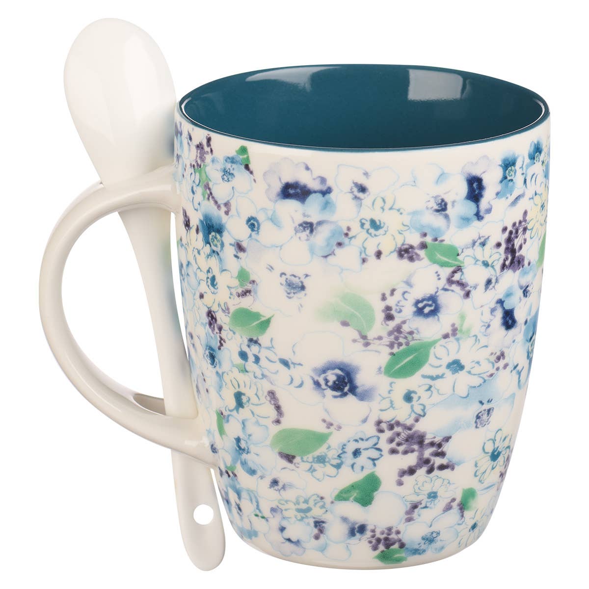 By Grace Eph. 2:8 Floral Mug With Spoon