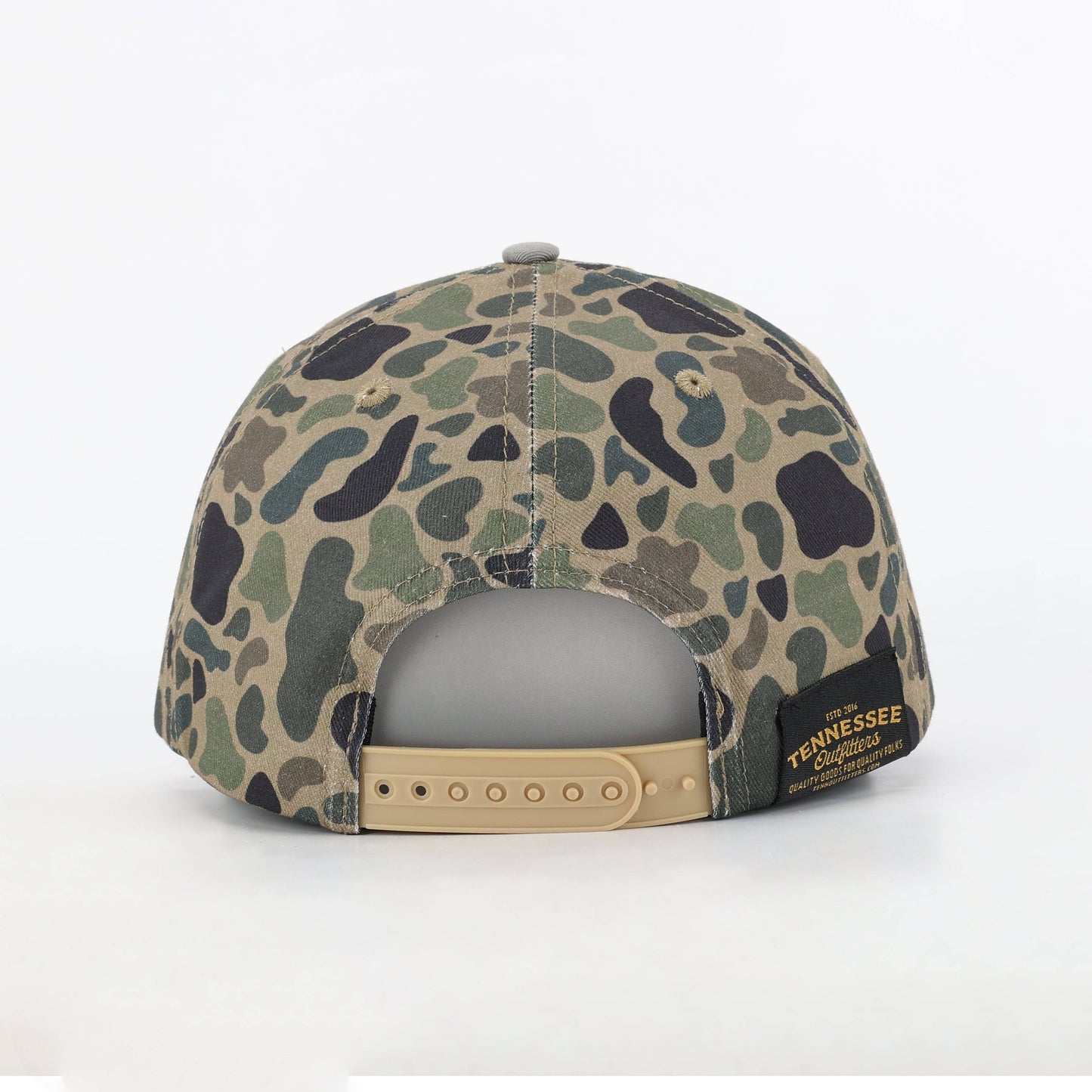 Tennessee "TN Hat" in TENN™ Camo & Smokey Gray