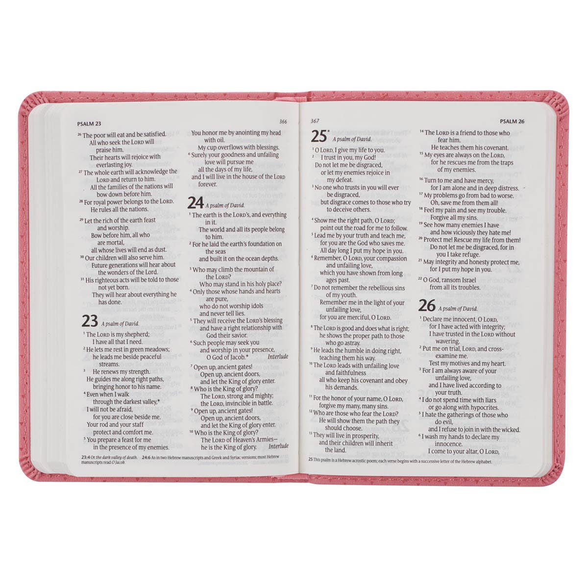 NLT Infant New Testament Pink Faux leather Bible