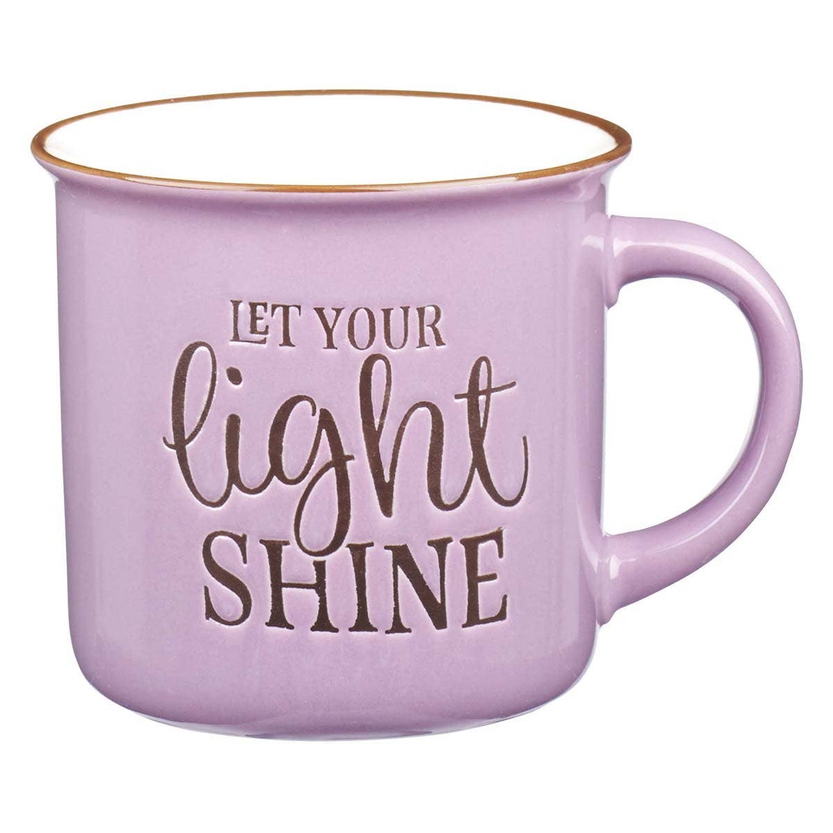 Let Your Light Shine Purple Mug