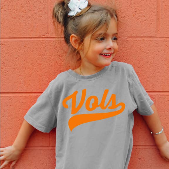 Youth Vols Heather Gray T-shirt