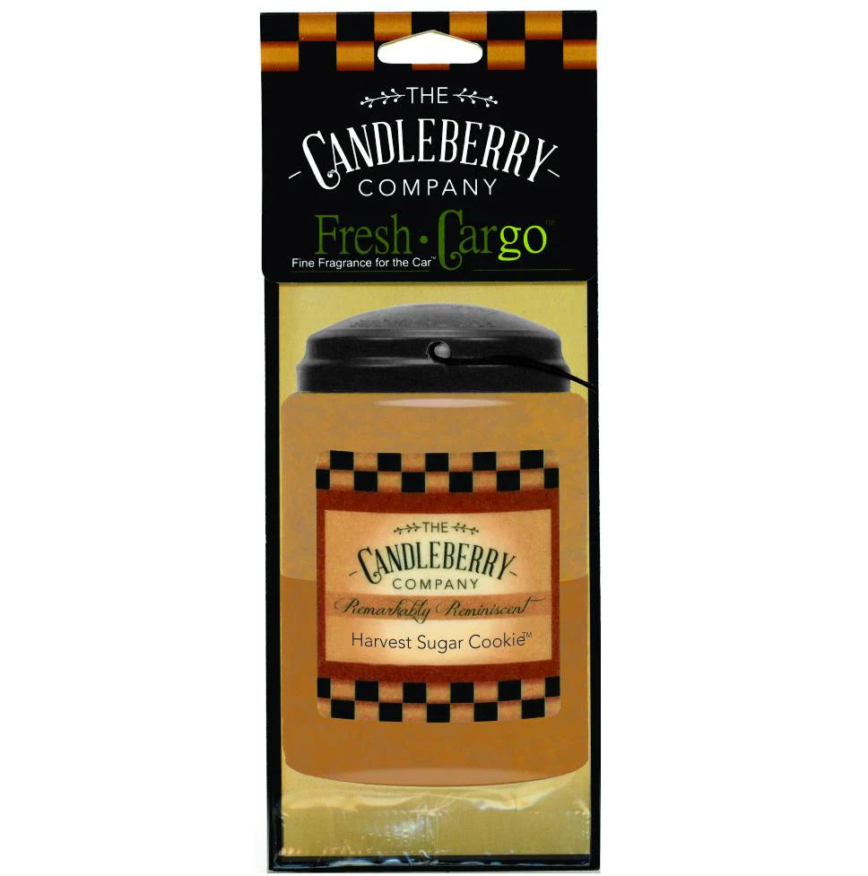 Candleberry Harvest Sugar Cookie Car Freshener