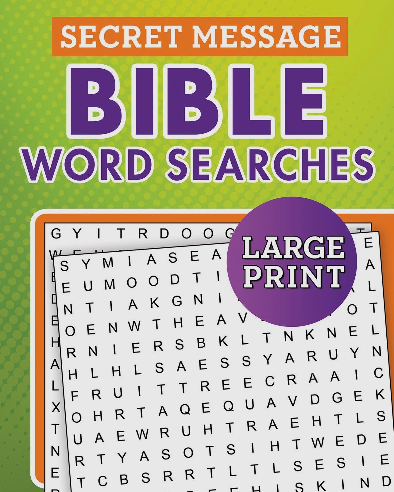 Secret Message Bible Word Searches Large Print