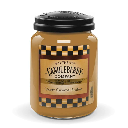 Candleberry Warm Caramel Brulee Large Jar Candle