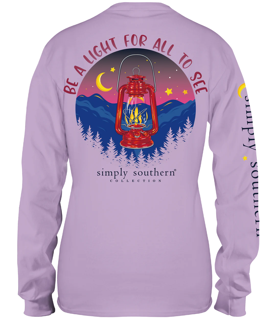 Simply Southern Be A Light For All To See Long Sleeve T-Shirt