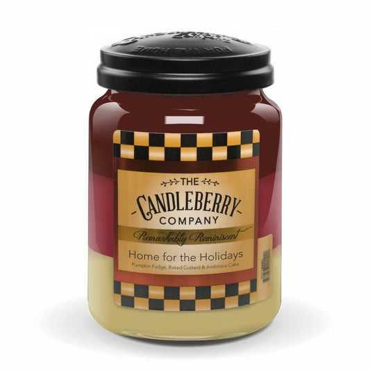 Candleberry Home For The Holidays Large Jar Candle