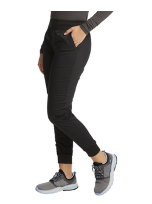 Cherokee Workwear Women's Mid Rise Jogger Pant - WW115 - Black