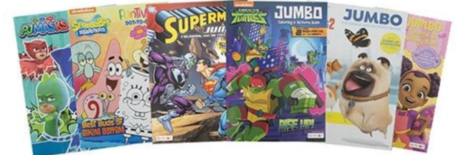 80-Page Coloring & Activity Book, Assorted