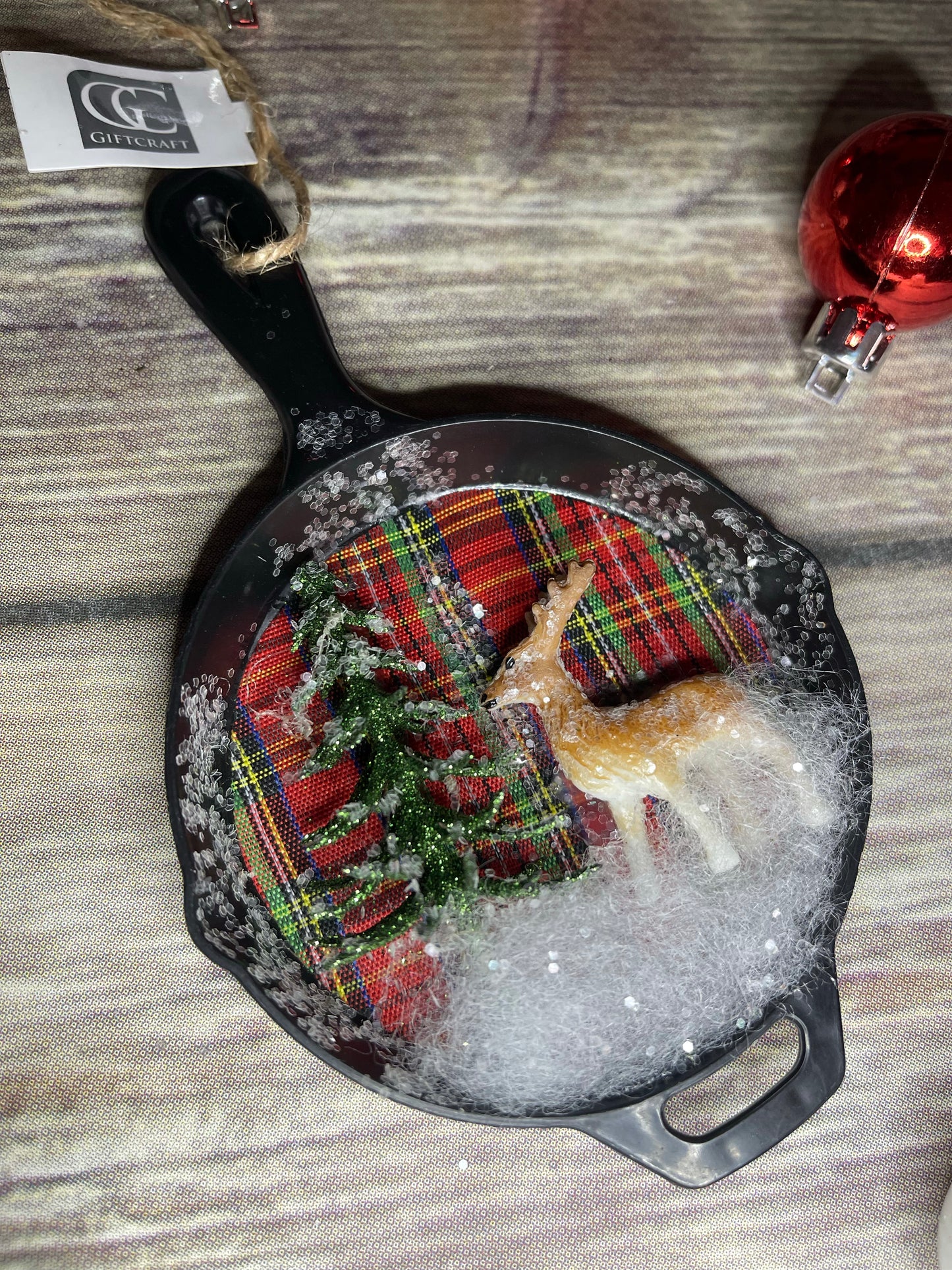 Plastic Frying Pan Ornament - Assorted