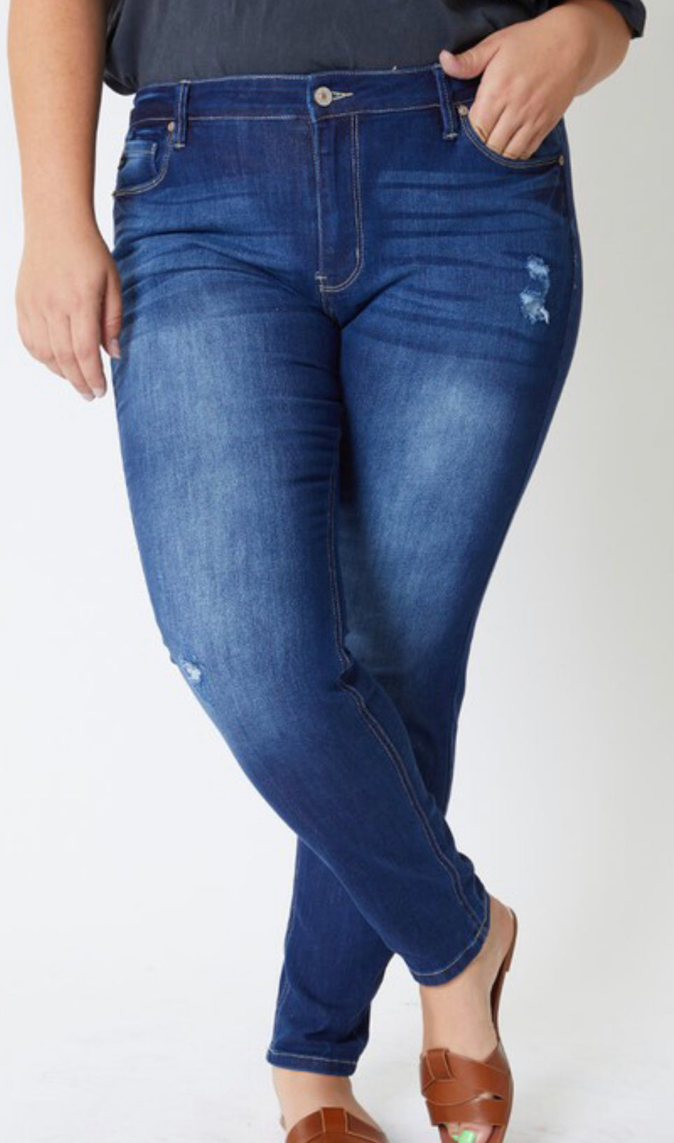 KanCan Mid Rise Super Skinny Jean