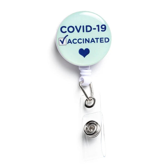 Covid Vaccinated Badge Reel