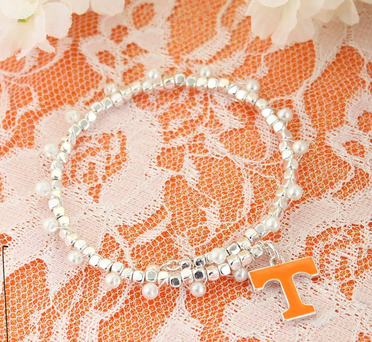 Tennessee Pearl & Enamel Bracelet