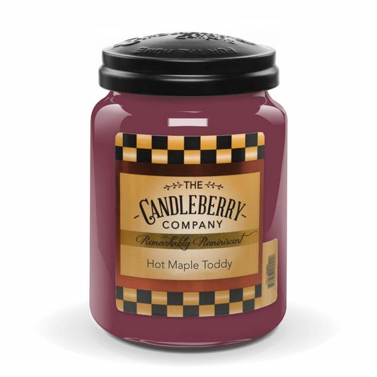 Candleberry Hot Maple Toddy Large Jar Candle