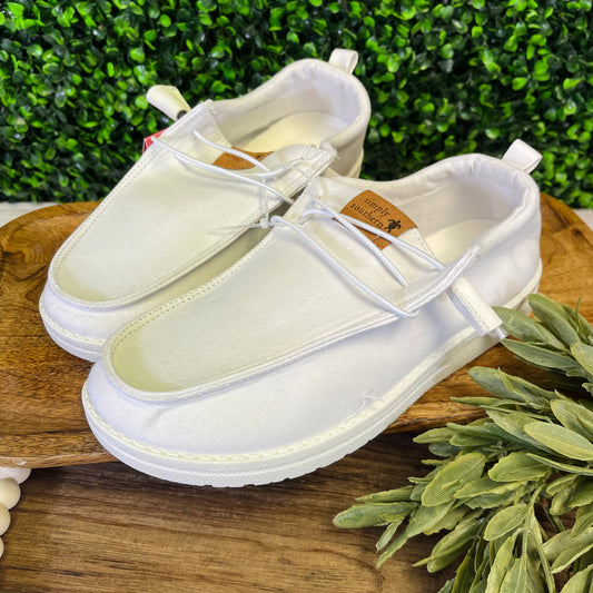 Simply Southern Slip On - White