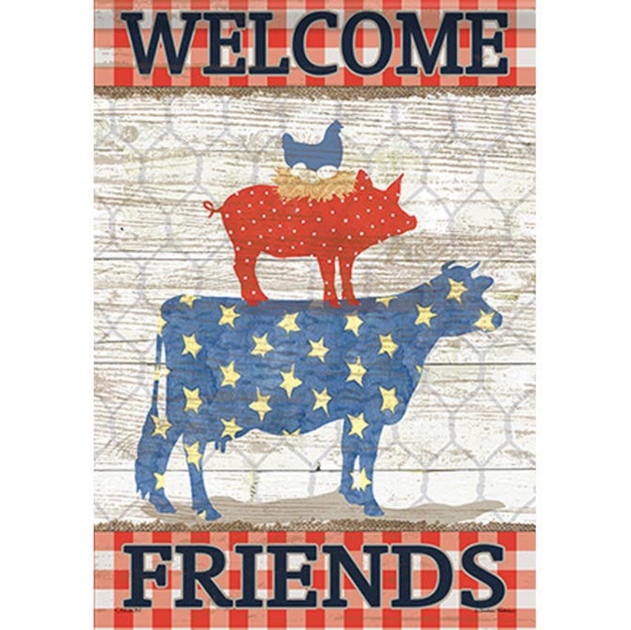 “Farm Sweet Farm” Dura Soft Garden Flag
