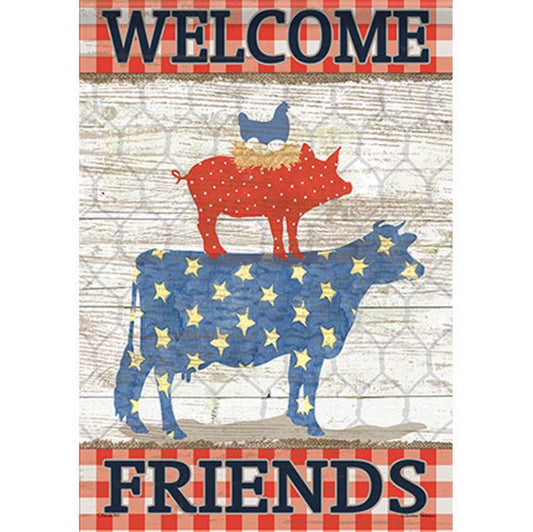 “Farm Sweet Farm” Dura Soft Garden Flag