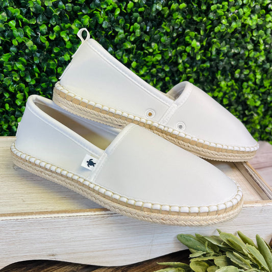 Simply Southern Espadrille Shoes - White