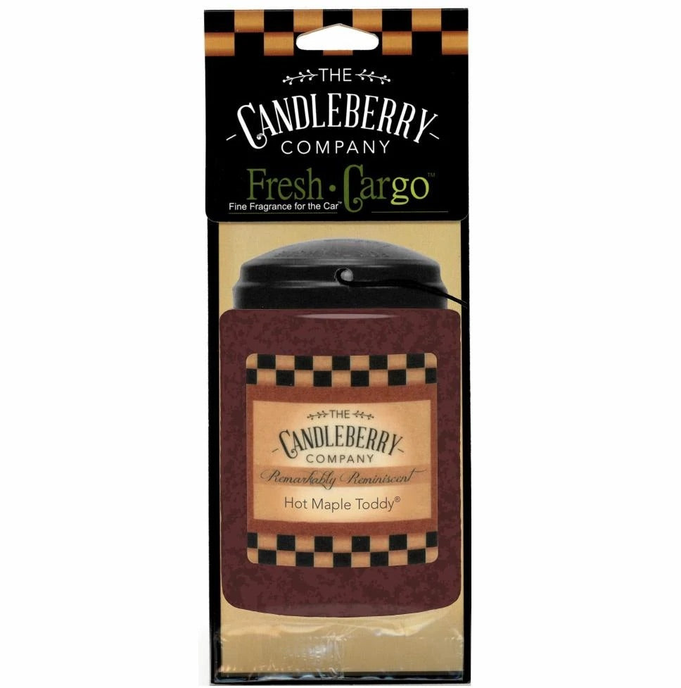 Candleberry Hot Maple Toddy Car Freshener