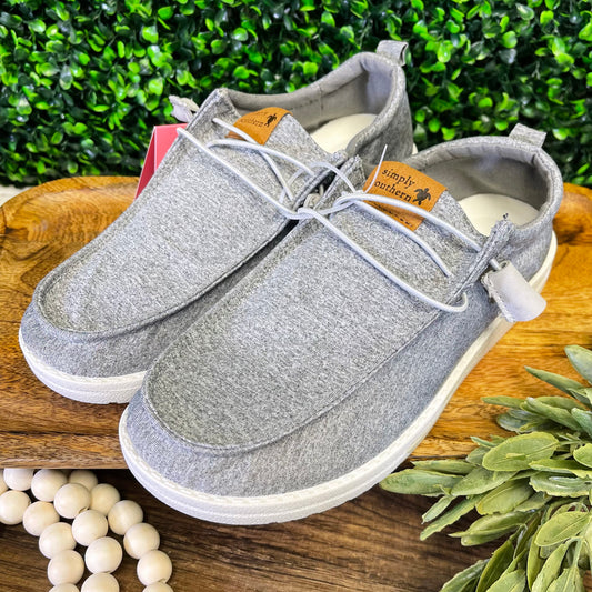 Simply Southern Slip On - Heather Grey
