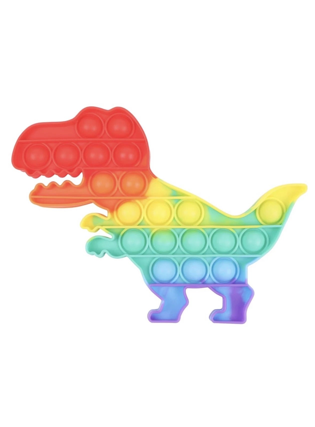 Rainbow Dinosaur Pop it Fidget Toy