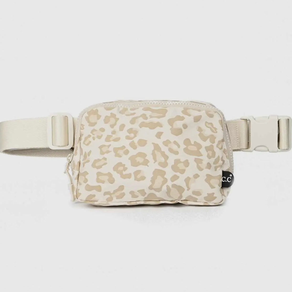 Beige Leopard Fanny Pack