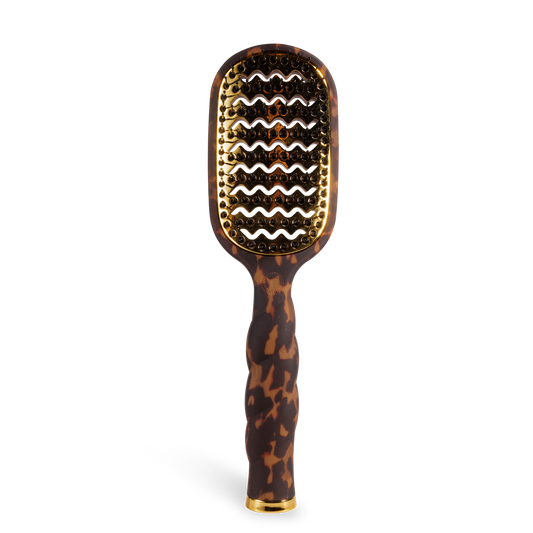 Teleties Vented Hair Brush - Tortoise