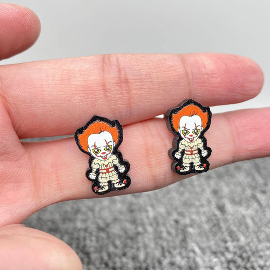 Halloween Character Acrylic Ear Studs