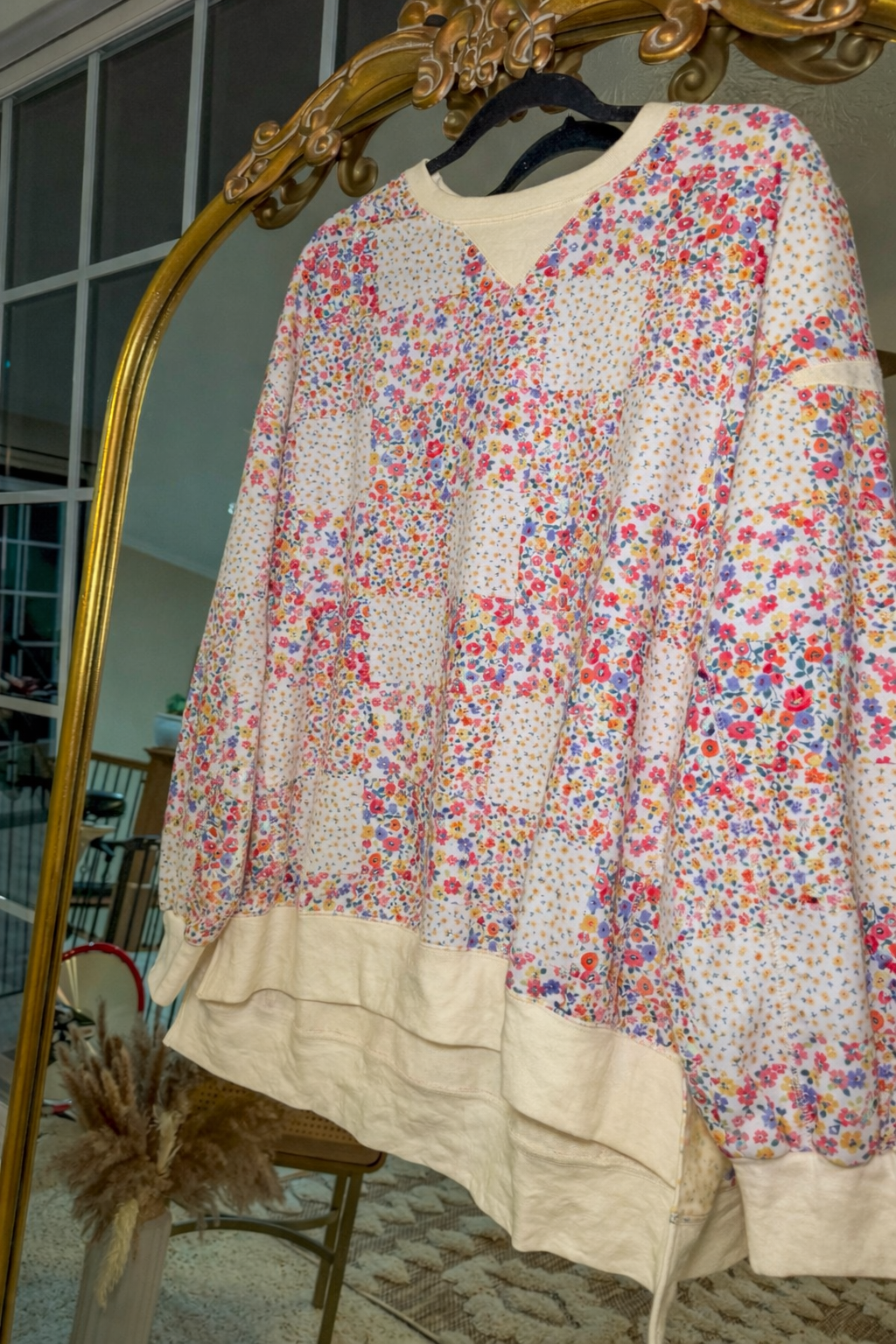 Meadow Bloom Patchwork Top
